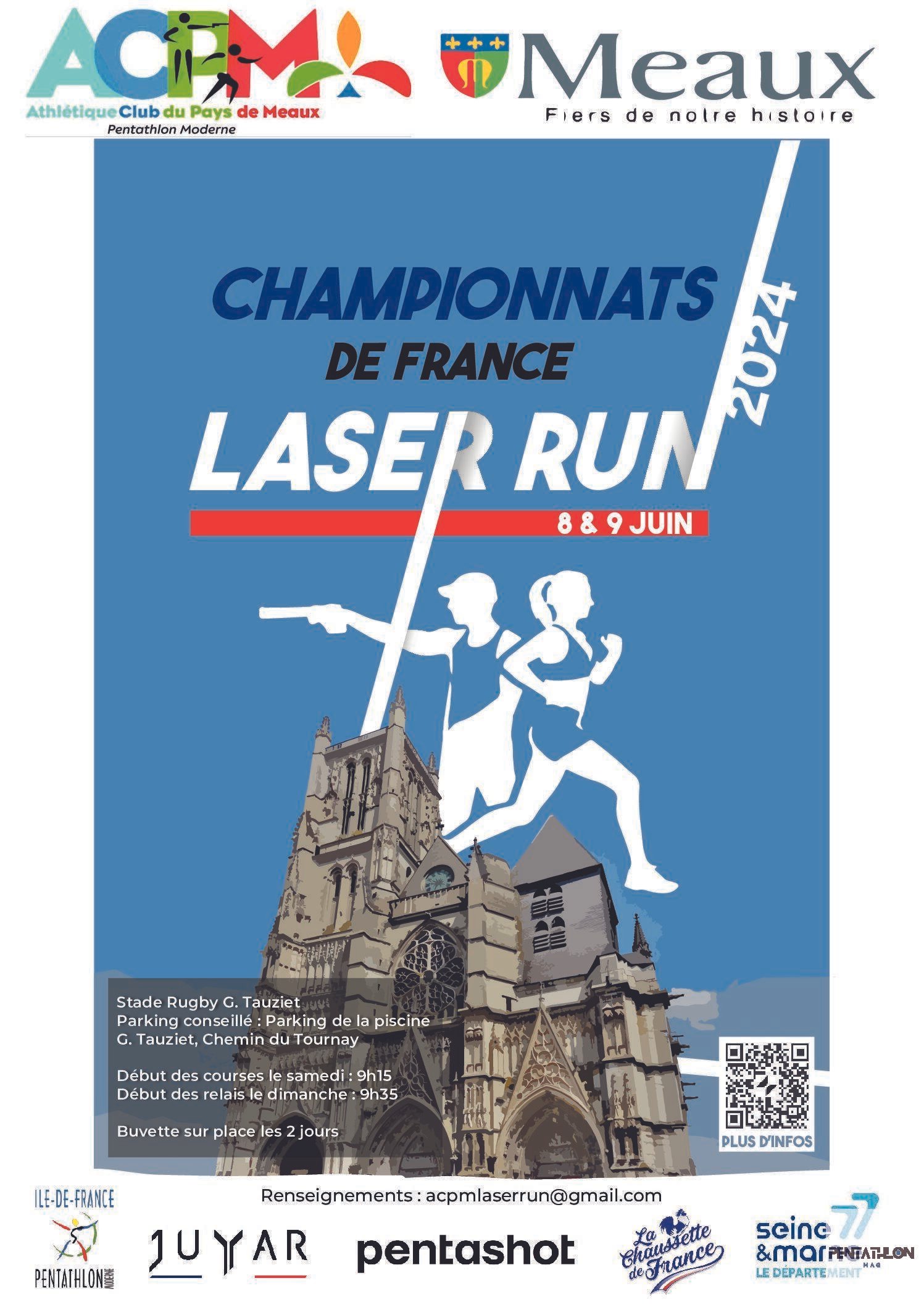 Championnat de France de Laser Run 2024 : Rendez-vous à Meaux ...